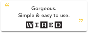 Gorgeous. Simple & easy to use.